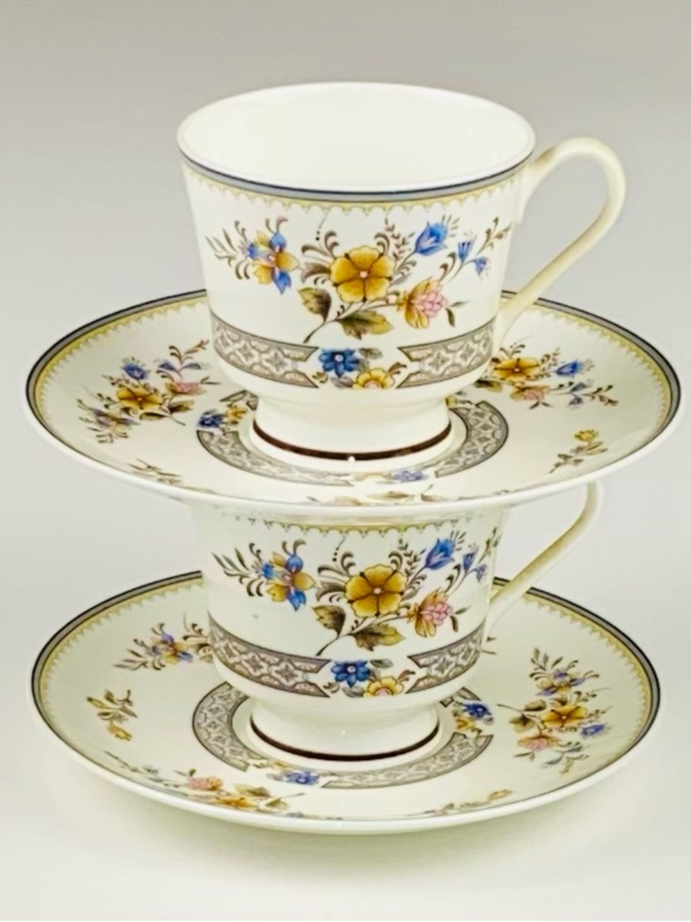 Mikasa Bone China Saucer with Subtle Gold Marking